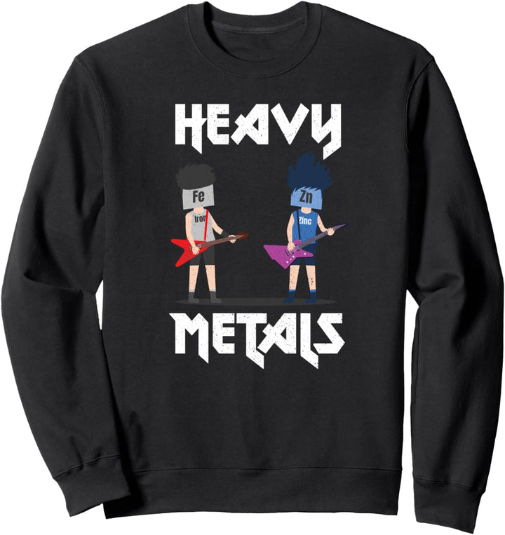 Lustige Gitarre Heavy Metal Vintage-Musik-Geschenk Sweatshirt