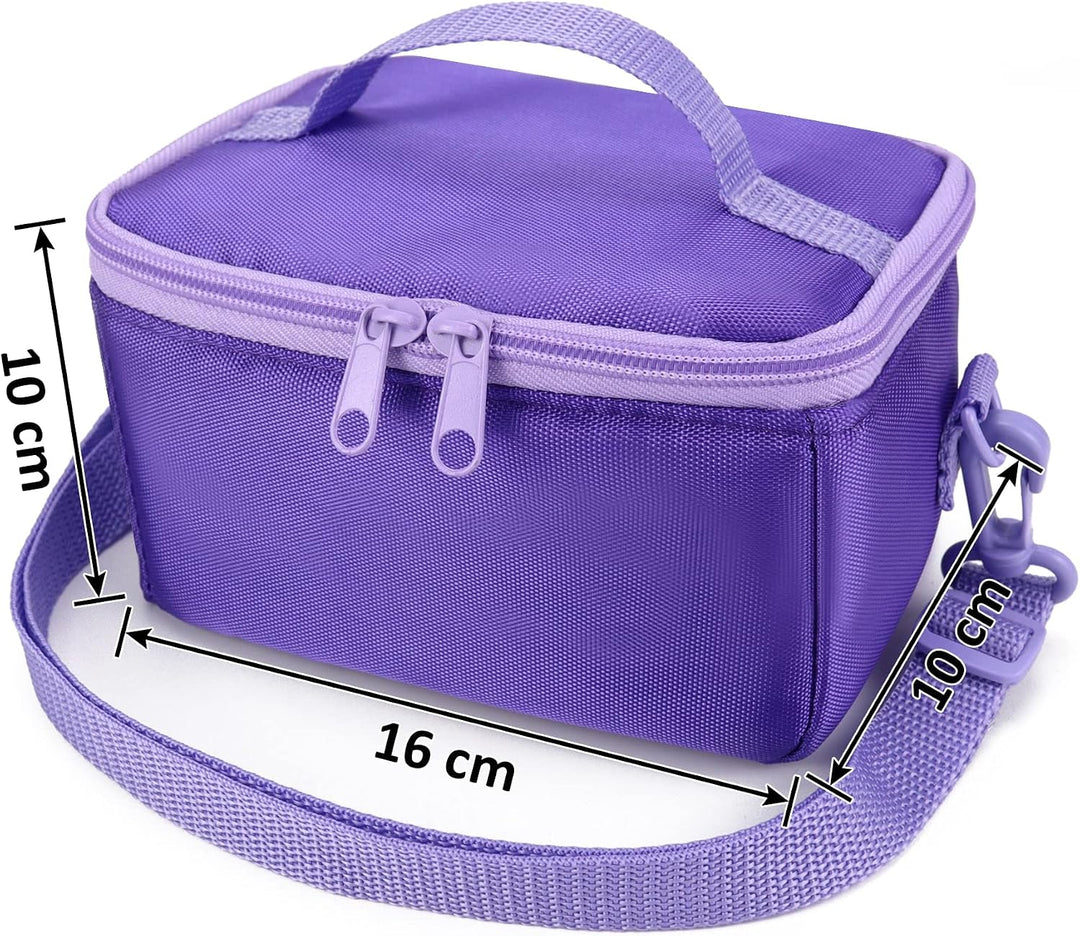 Tasche für FABA Geschichtenerzähler und Klangfiguren, Lila | Kompakt, Abnehmbarer und Verstellbarer