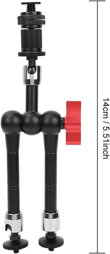 Magic Arm mit Klemme für Spiegelreflexkameras, Mikrofonmonitor, 11" Gelenk-Reibungsstabilisator Ausg