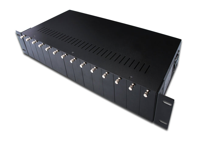 DIGITUS Medienkonverter - 19-Zoll Rack Einbau-Chassis - 2HE - 14 Slots - Für DIGITUS DN-82x1x, DN-82