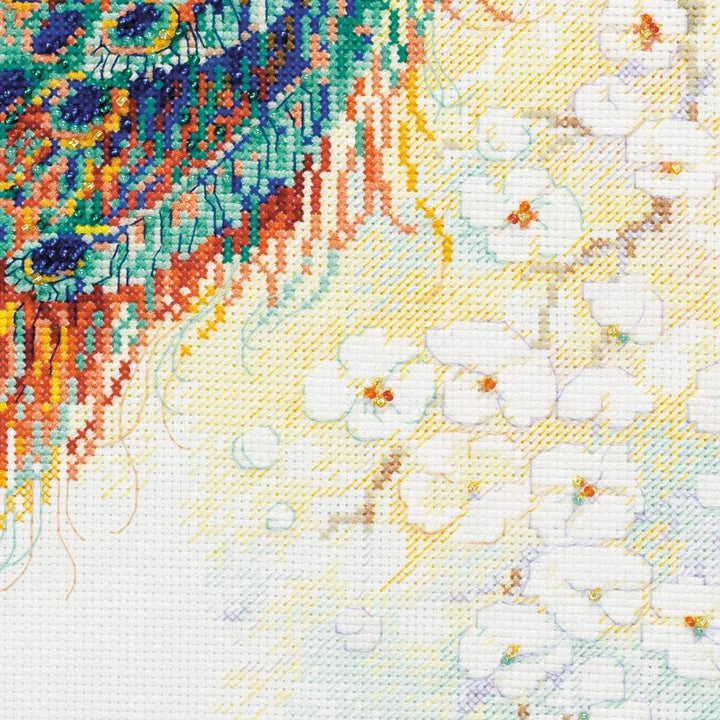 Riolis Kreuzstichset Persischer Garten, Weiss