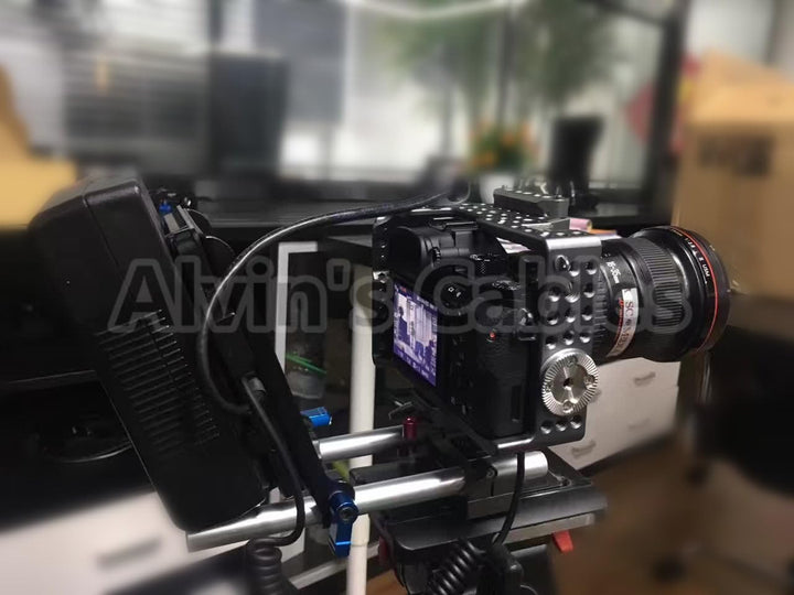 Alvin's Cables Sony A7 Dummy Akku zu D-Tap Kabel für Sony A7R A7S A7II NEX Serie Spiralkabel, Spiral