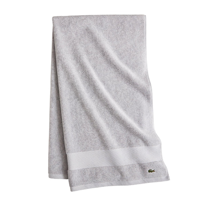 Lacoste Heritage Supima Badetuch, Baumwolle, Mikrochip, 76,2 x 137,2 cm Bath Towel 30x54 Mikrochip,
