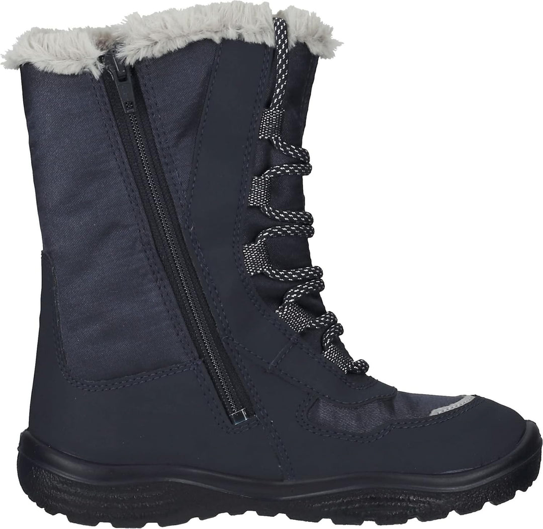 Superfit Mädchen Crystal Warm Gefütterte Gore-tex Schneestiefel 26 EU Blau 8010, 26 EU Blau 8010