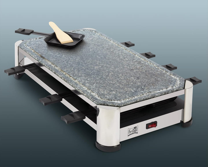 FRITEL Steingrill SG 2180 – Hotstone Grill/Raclette Weihnachten – Naturstein – 1500 W - PFAS-Frei– 4