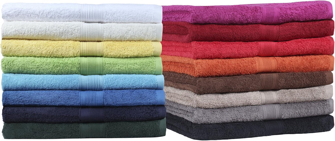 NatureMark 10 TLG. Frottier Handtuch-Set Verschiedene Grössen 4X Handtücher, 2X Duschtücher, 2X Gäst