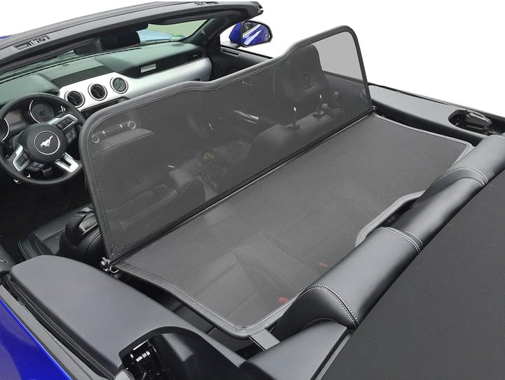 Aperta Windschott passend für Ford Mustang MK6 100% Passgenau OEM Qualität Schwarz Windstop Windabwe