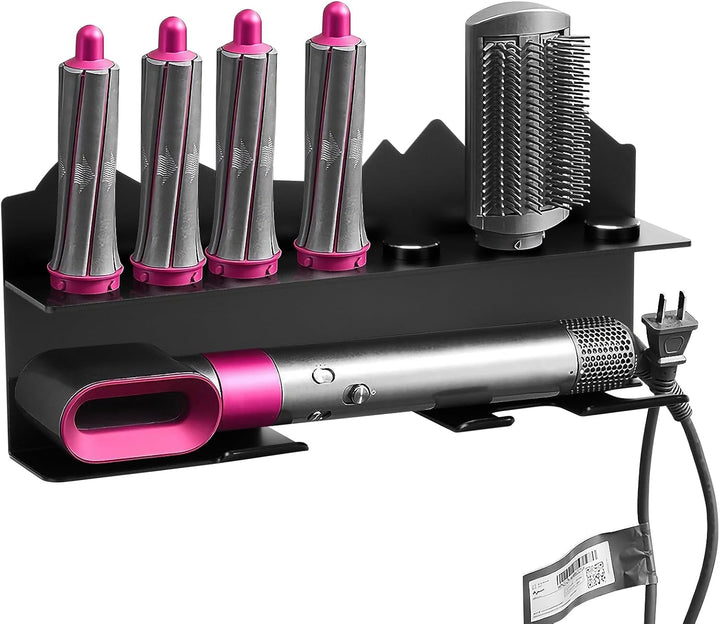 Kyrio Haartrockner-Wandhalterung für Dyson Haartrockner Airwrap Styler Lockenwickler und 7 Locken Ba