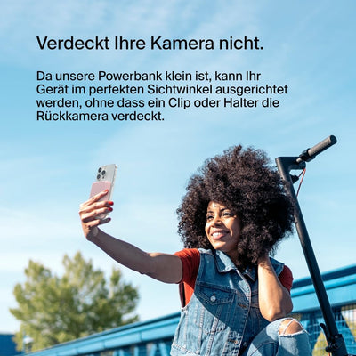 Belkin magnetische 5000-mAh-Powerbank, externer Handy-Akku, kompatibel mit MagSafe, mit Passthrough-