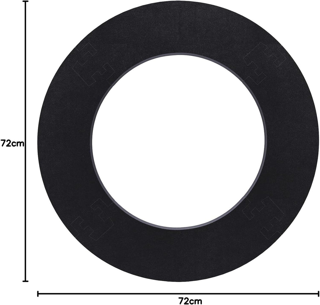 Kings Dart Surround | Auffangring, Backboard für Dartscheiben mit Ø von 45 cm | Schutz für Wand u. D