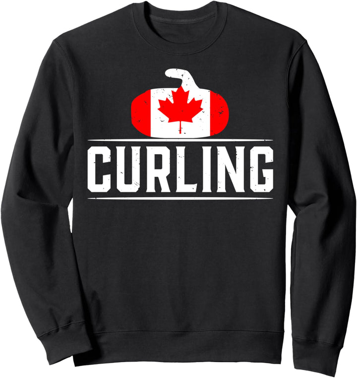 Curling Canada Canadian Fan Coach Team Player Fan Geschenk Sweatshirt