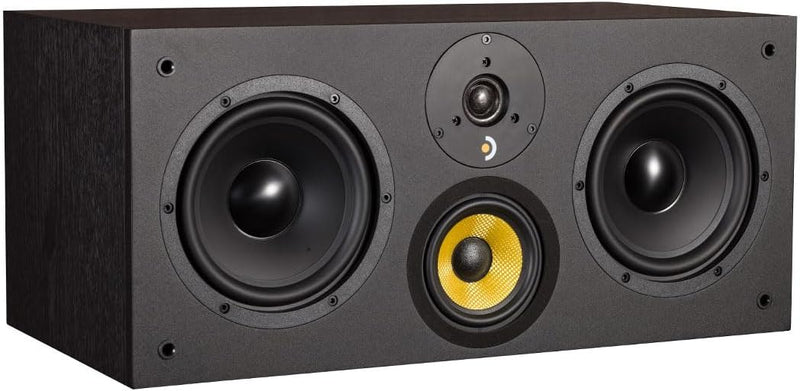 Davis Acoustics Ariane C2 schwarz (schwarz) – Zentrale 3-Wege/4 Lautsprecher