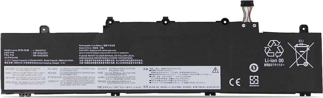 PUGASR L19M3PD5 L19C3PD5 Laptop Akku Kompatibel mit Lenovo ThinkPad E14 Gen 2 / E14 Gen 3 / E14 Gen