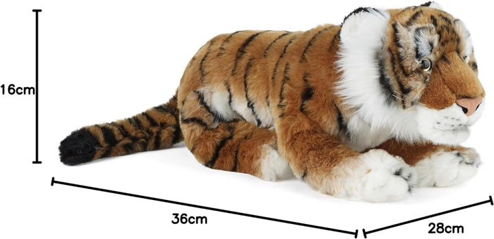 Living Nature Stofftier - Grosser Tiger (45cm), Large Large Tiger-Stil, Large Tiger-Stil