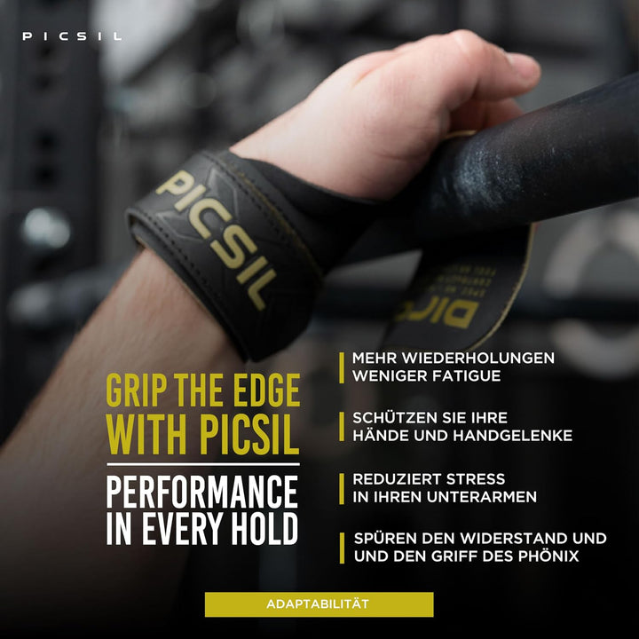 PICSIL Phoenix Hand Grips – Handschutz &amp; Griffhilfen aus dreilagigem Gewebe, ohne Magnesium, für Cal