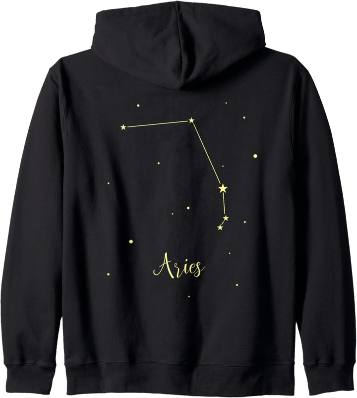 Widder Aries Sternzeichen Sternbild Sternbilder Kapuzenjacke