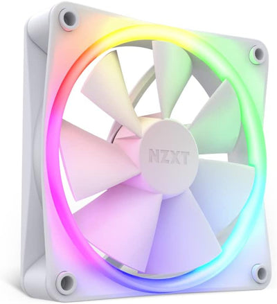 Nzxt F120 RGB Fans - RF-R12SF-W1 - Erweiterte Anpassung der RGB-Beleuchtung – Flüsterleise Kühlung –