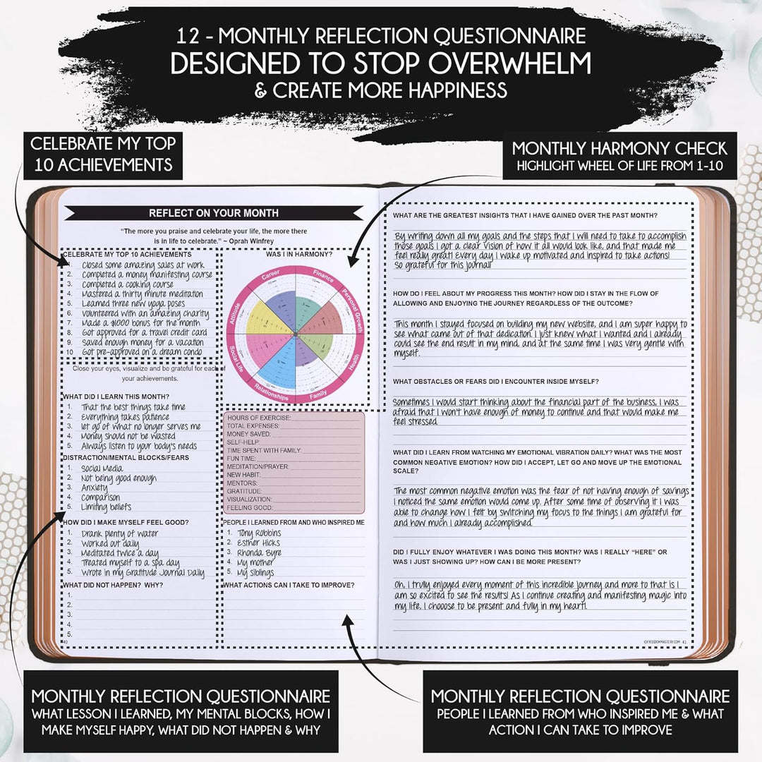 Law of Attraction Terminplaner 2024 - Deluxe Wochen- und Monatsplaner, eine 12-monatige Reise zur St