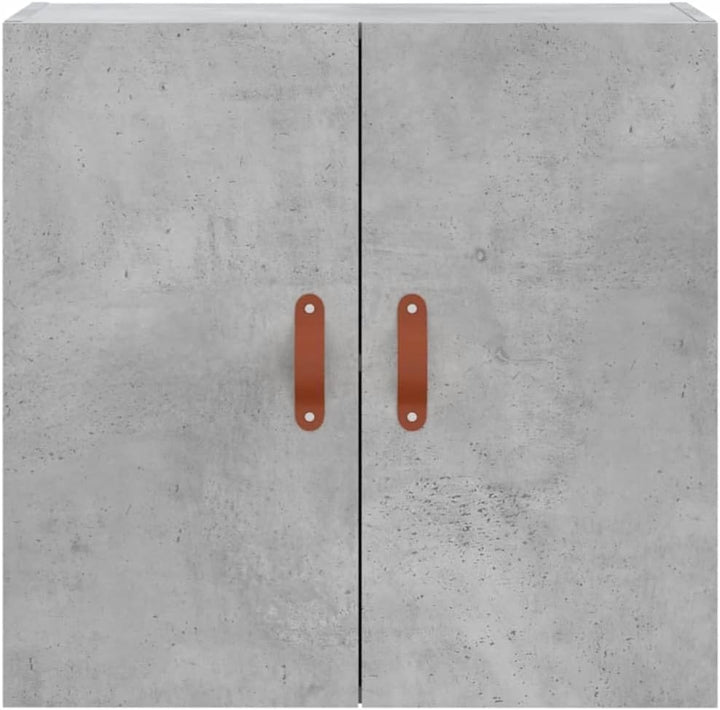prissent Wandschrank Betongrau 60x31x60 cm Holzwerkstoff Schrank Wandmontage Wohnzimmer Schlafzimmer