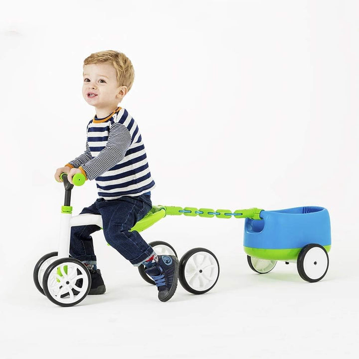 Chillafish CPQT01BLU Quadie + Trailie Cookie, Blau Quadie mit Trailie Blau, Quadie mit Trailie Blau