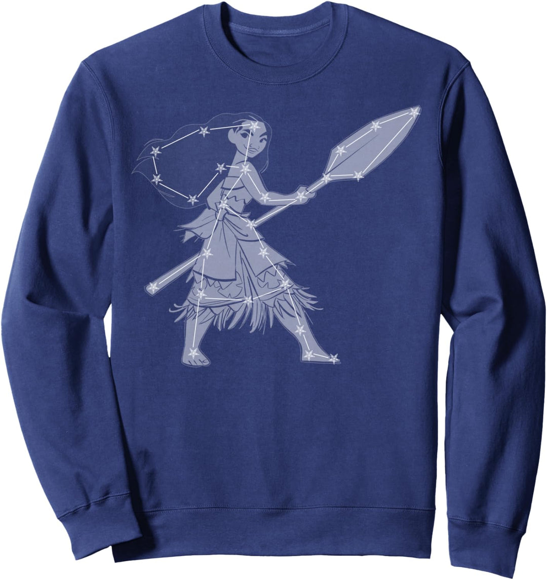 Disney Moana Constellation Portrait Sweatshirt