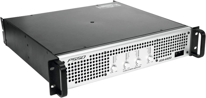 PSSO QDA-4400 4-Kanal-Endstufe | Verstärker mit Schaltnetzteil, 4 x 1100 W / 4 Ohm, 4 x 650 W / 8 Oh