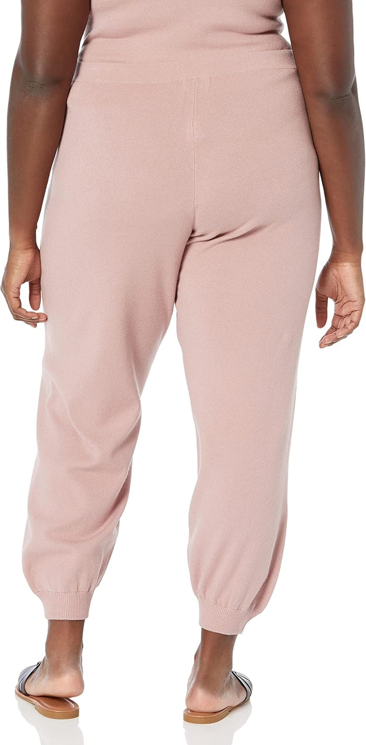 The Drop Maddie superweiche Strick-Jogginghose mit lockerer Passform, für Damen L Zephyr Pink, L Zep