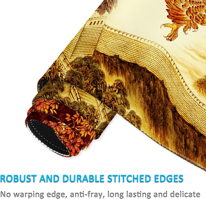 LL-COEUR Grosse Gaming Laptop Mauspad PC Tastatur Mausmatte XXL Schreibtischunterlage Büro Desk Pad