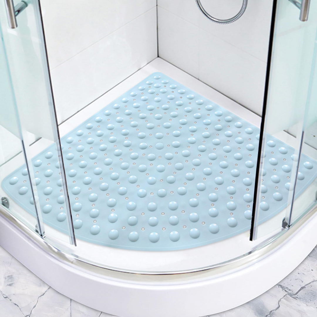 Duschmatte rutschfest Antirutschmatte Dusche 70 x 70 cm: Eckduschmatte Dreieckig Duscheinlage rutsch