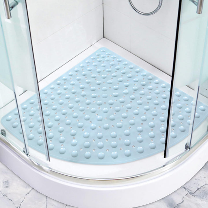 Duschmatte rutschfest Antirutschmatte Dusche 70 x 70 cm: Eckduschmatte Dreieckig Duscheinlage rutsch