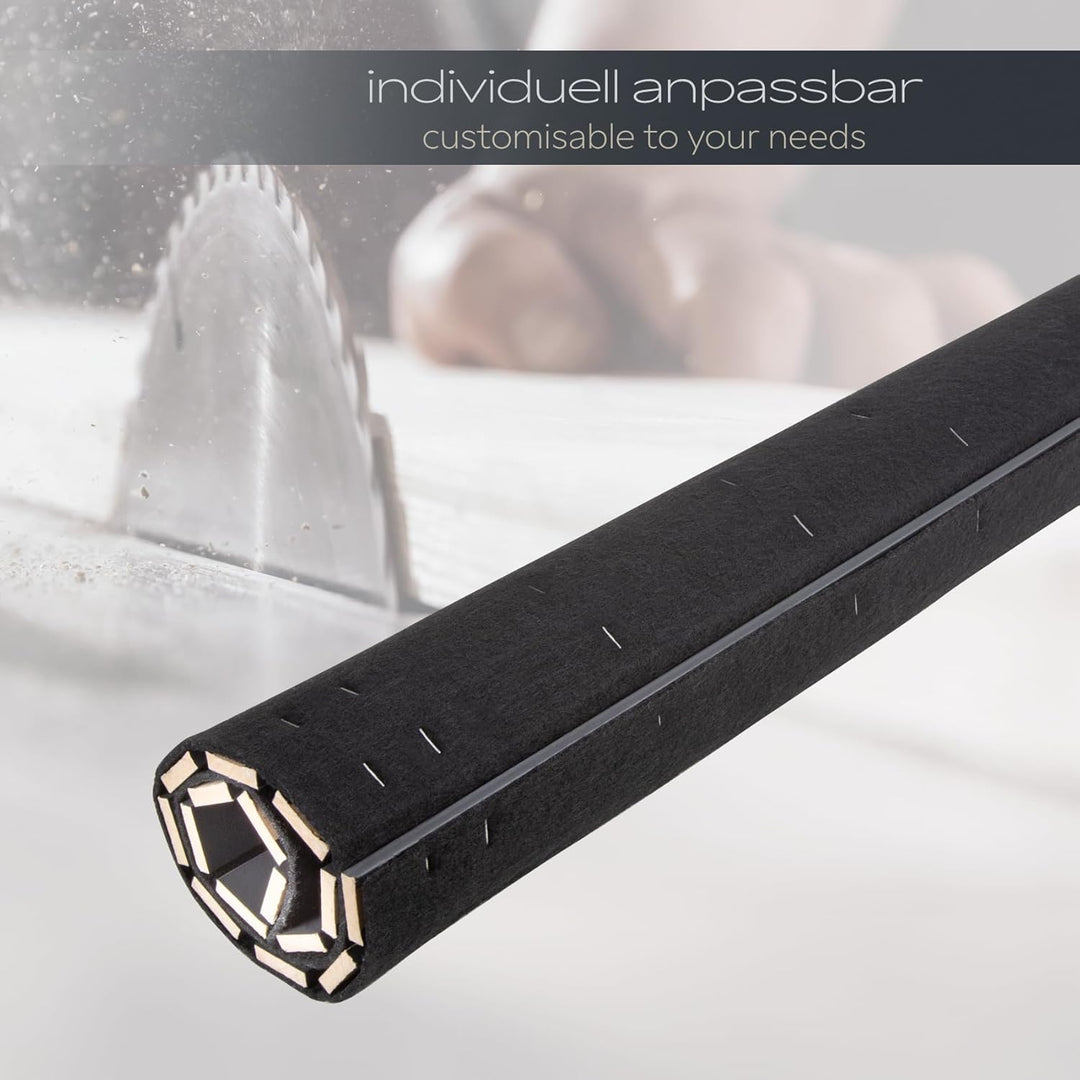 HEXIM Akustikpaneele 4 Stück 138,5x60cm Holz Comfort - flexible Holzpaneele Platten Lamellenwand Hol