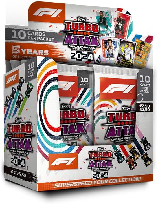 Formule 1 Turbo Attax TCG 2024 présentoir boosters (36) *ALLEMAND*, Black