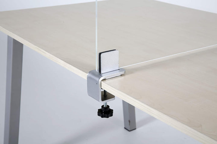 DISPLAY SALES Tischklemme Armklemme (2 St.) für Scheiben und Platten bis 8 mm Stärke Klemme für Tisc