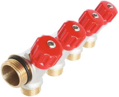 SOMATHERM FOR YOU - hygienische Verteiler, vernickeltem Messing, Male-Female 20/27, selbstdichtenden