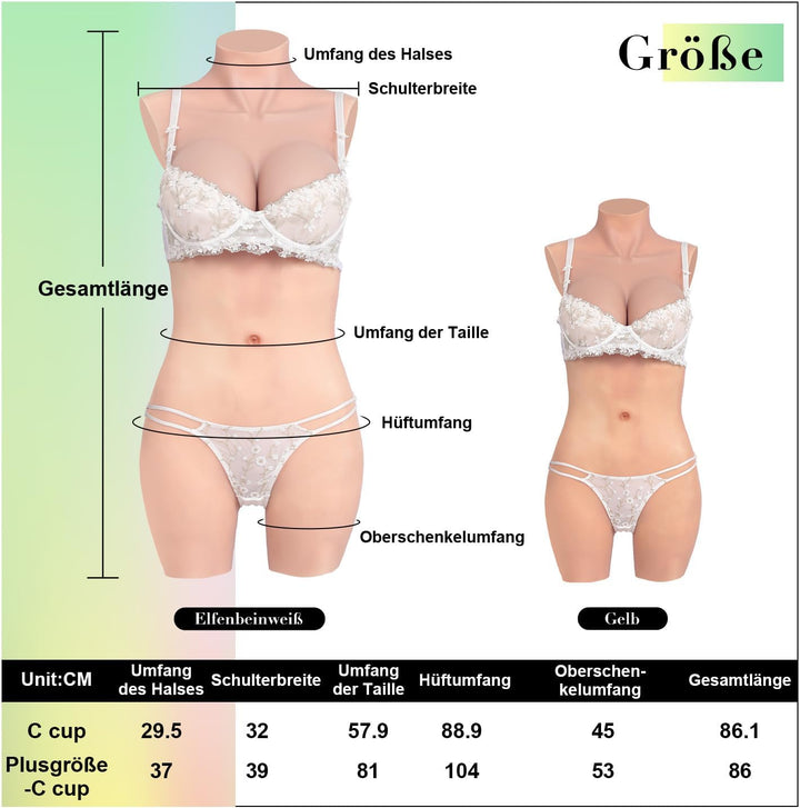 CYOMI Silikon Brüste Brustformen Realistisch Brustplatten Mit Katheter silikon Bodysuit für Crossdre