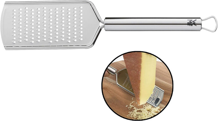 WMF Profi Plus Käsereibe Edelstahl 25 cm, feine Reibefläche, Parmesanreibe, Zitronenreibe, Cromargan