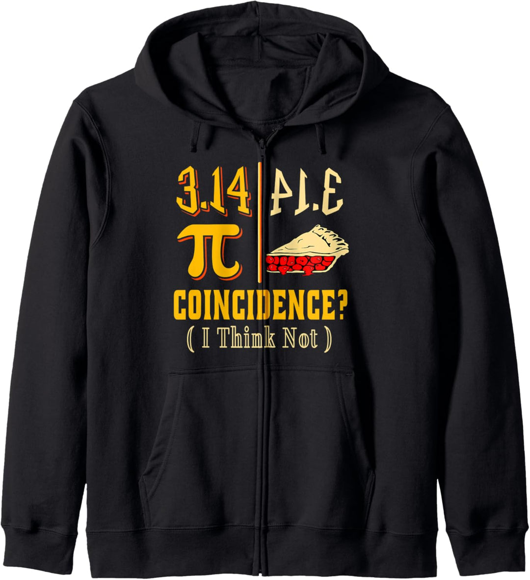 3.14 Pi Equals Pie Funny Pi Day Math Teacher Geek Gift Idea Kapuzenjacke