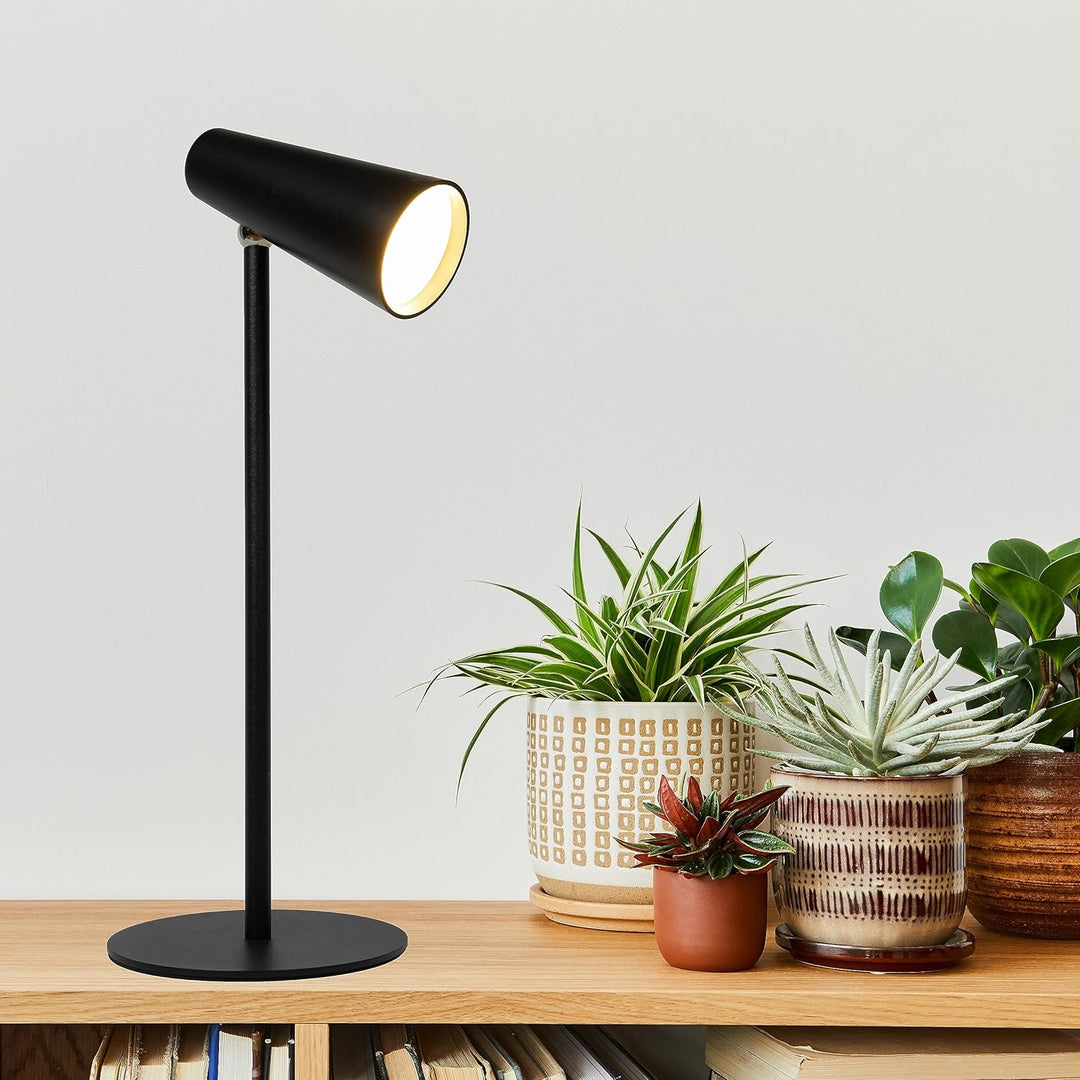 SONNENKERZE 5 IN 1 LED AKKU-MULTIFUNKTIONSLAMPE DIMMBAR TISCHLEUCHTE STANDLEUCHTE TASCHENLAMPE CLIPL