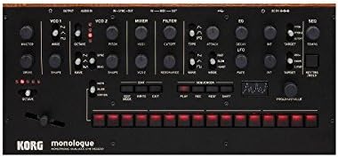 Korg - Monologue Monophonic Analogue Synthesiser - Black Schwarz, Schwarz
