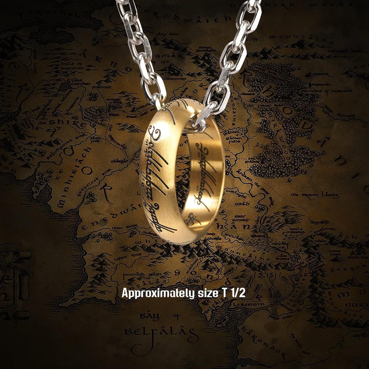 The Noble Collection  Der Eine Ring Colgante bunt