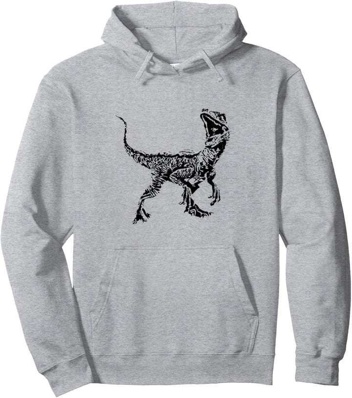 Velociraptor Dinosaurier Pullover Hoodie
