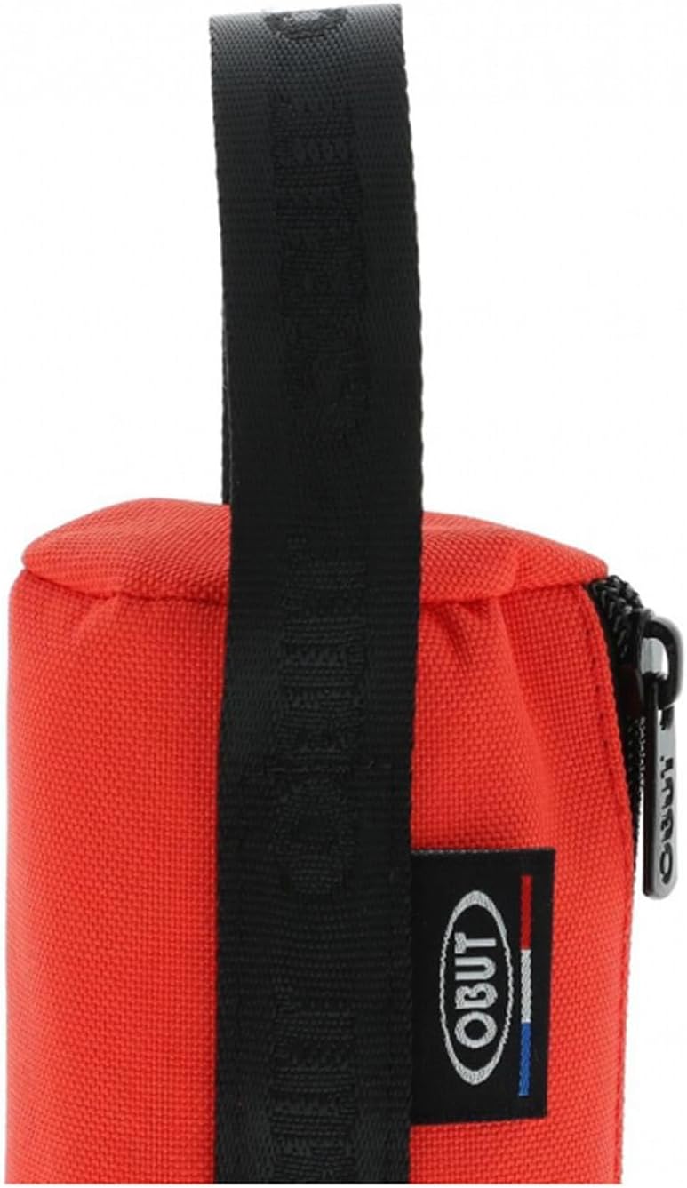 Obut Tasche für 3 Boccia-Kugeln „Troorro“, aus Segeltuch, rot