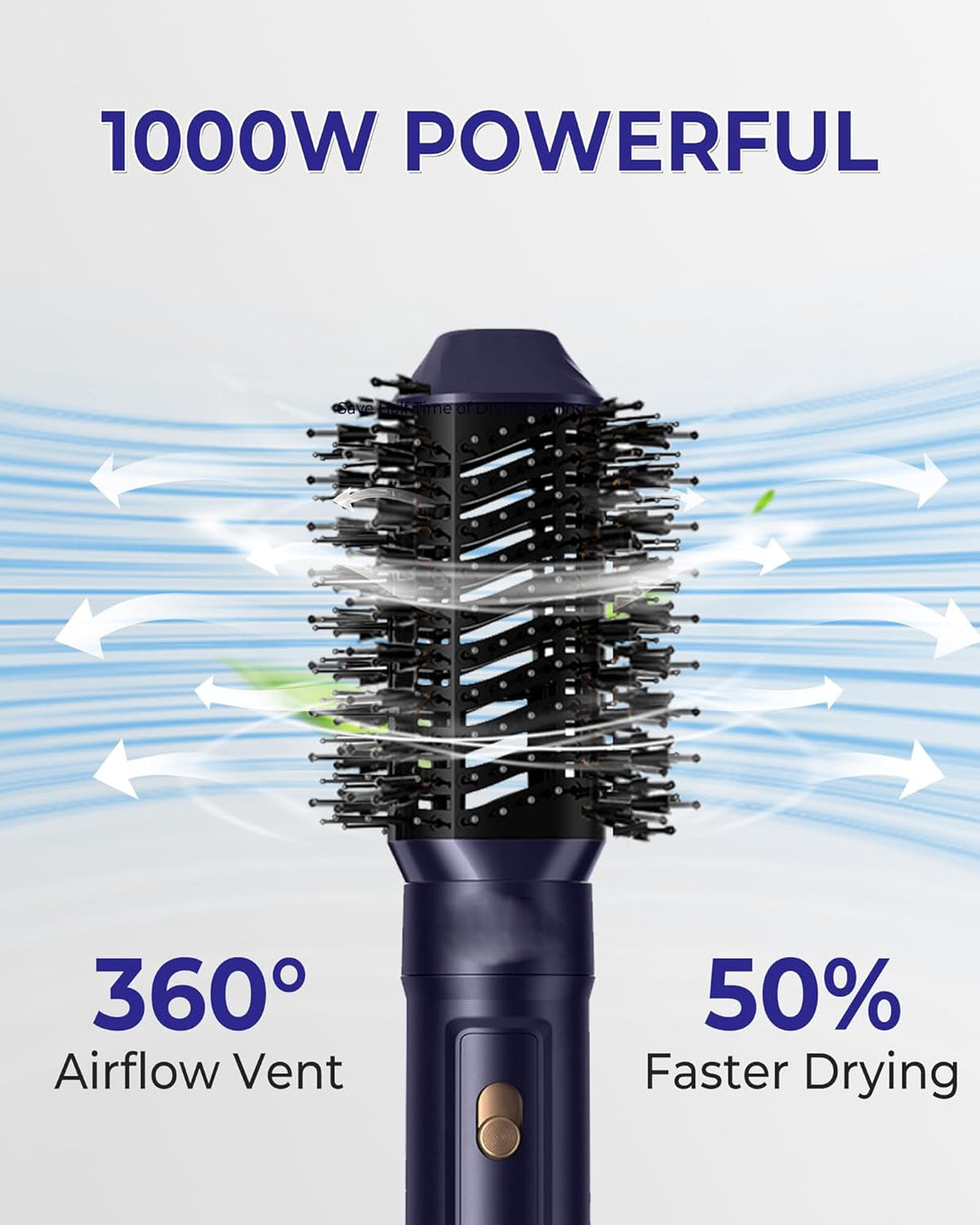 Airstyler 6 IN 1, Lockenstab Föhnbürste mit warmluftbürste，rundbürstenföhn, lockenstab automatisch,