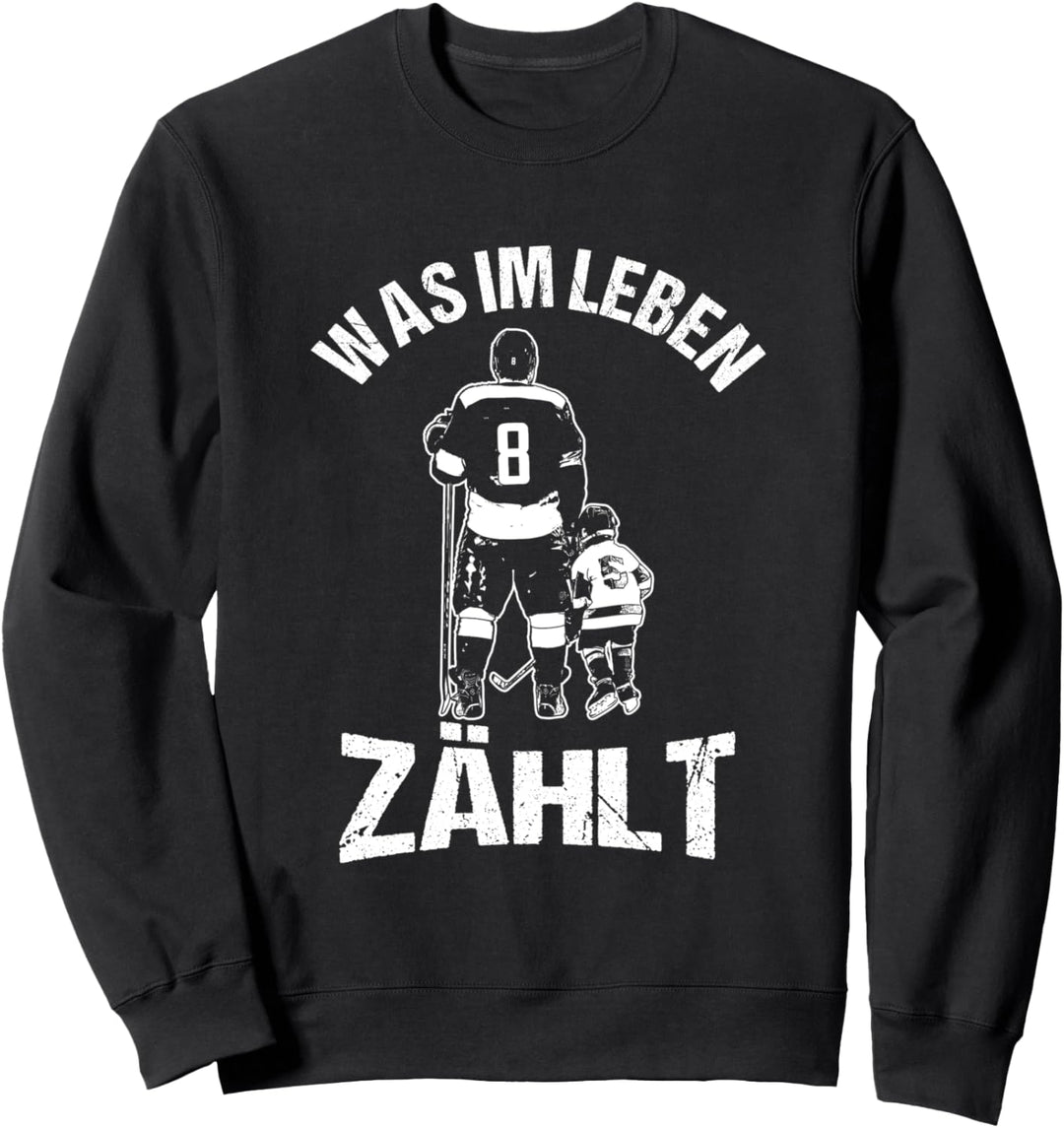 Hockey Spieler Eishockey Vater Und Sohn Spieler Sport Sweatshirt