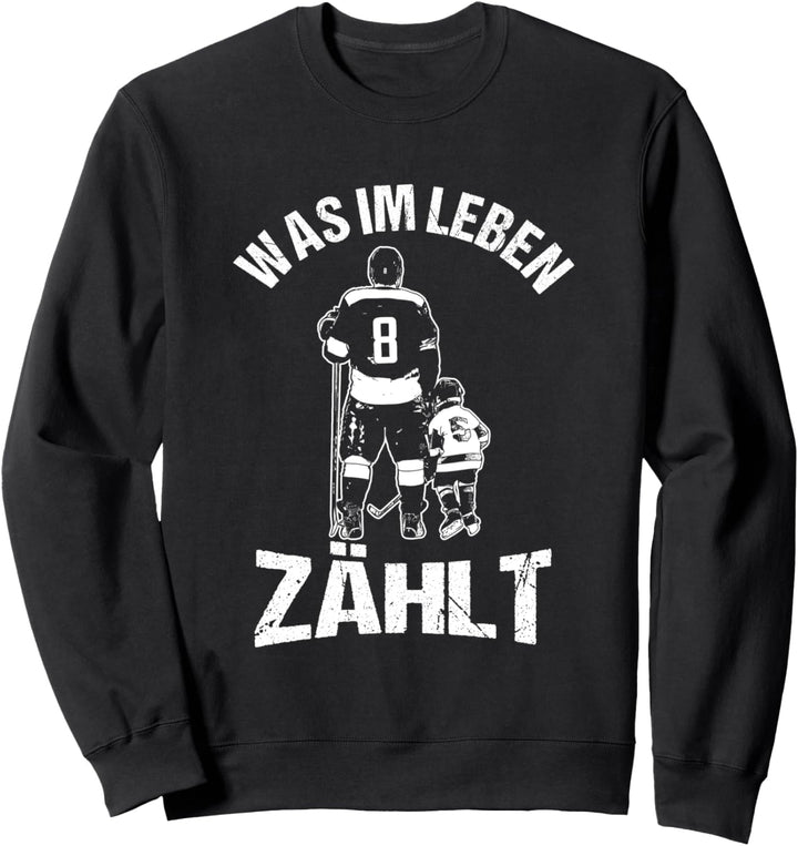 Hockey Spieler Eishockey Vater Und Sohn Spieler Sport Sweatshirt
