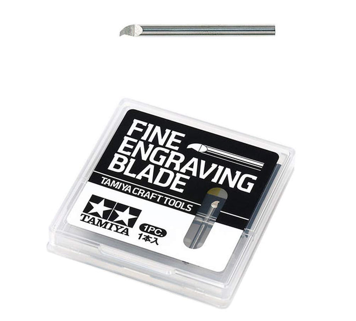 Tamiya 300074136 Gravurklinge 0,2mm / 2mm Schaft/L.25mm
