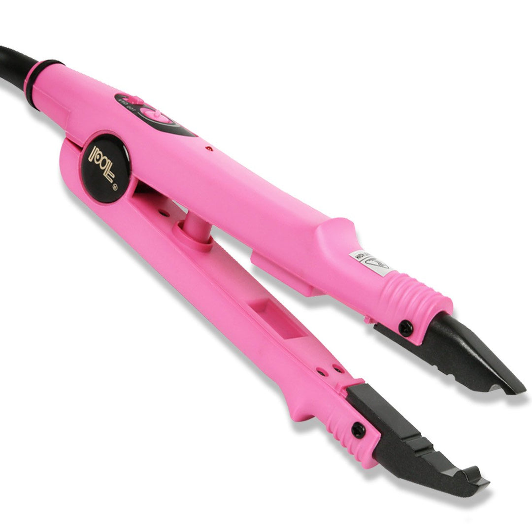 HAUSPROFI Profi Wärmezange Haar Extensions Iron für Haarverlängerung (Rosa), Rosa