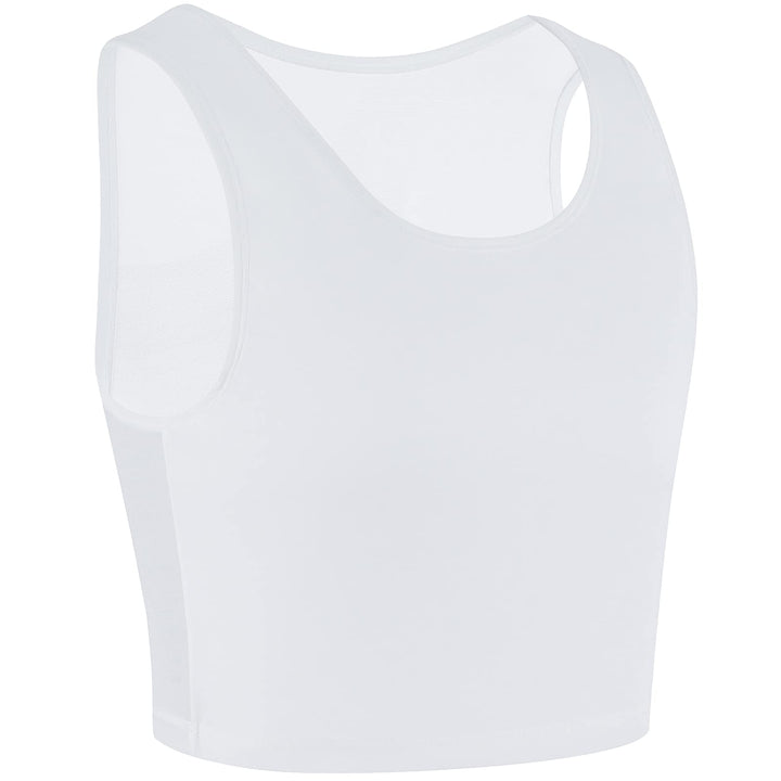 XUJI Binder Transgender FTM Atmungsaktiver Brust Binder 5XL Weiss, 5XL Weiss