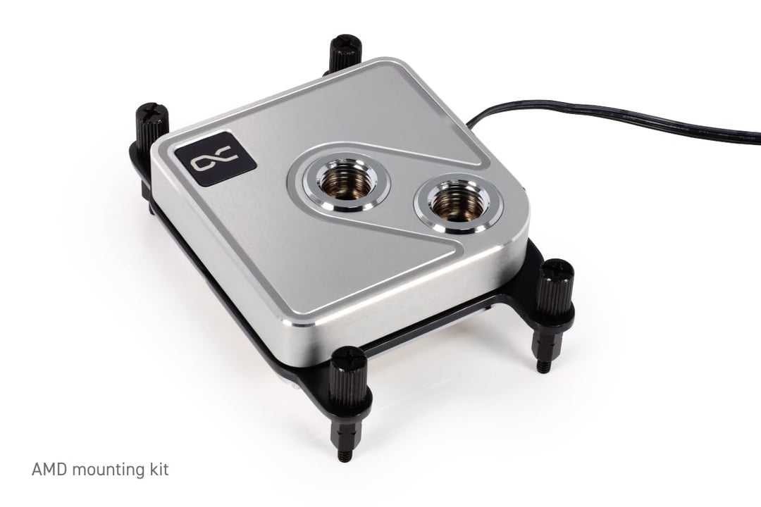 Alphacool Core 1 Aurora CPU-Wasserkühlung kompatibel mit Intel LGA 1700, AMD AM4 / AM5, Silver, Silv
