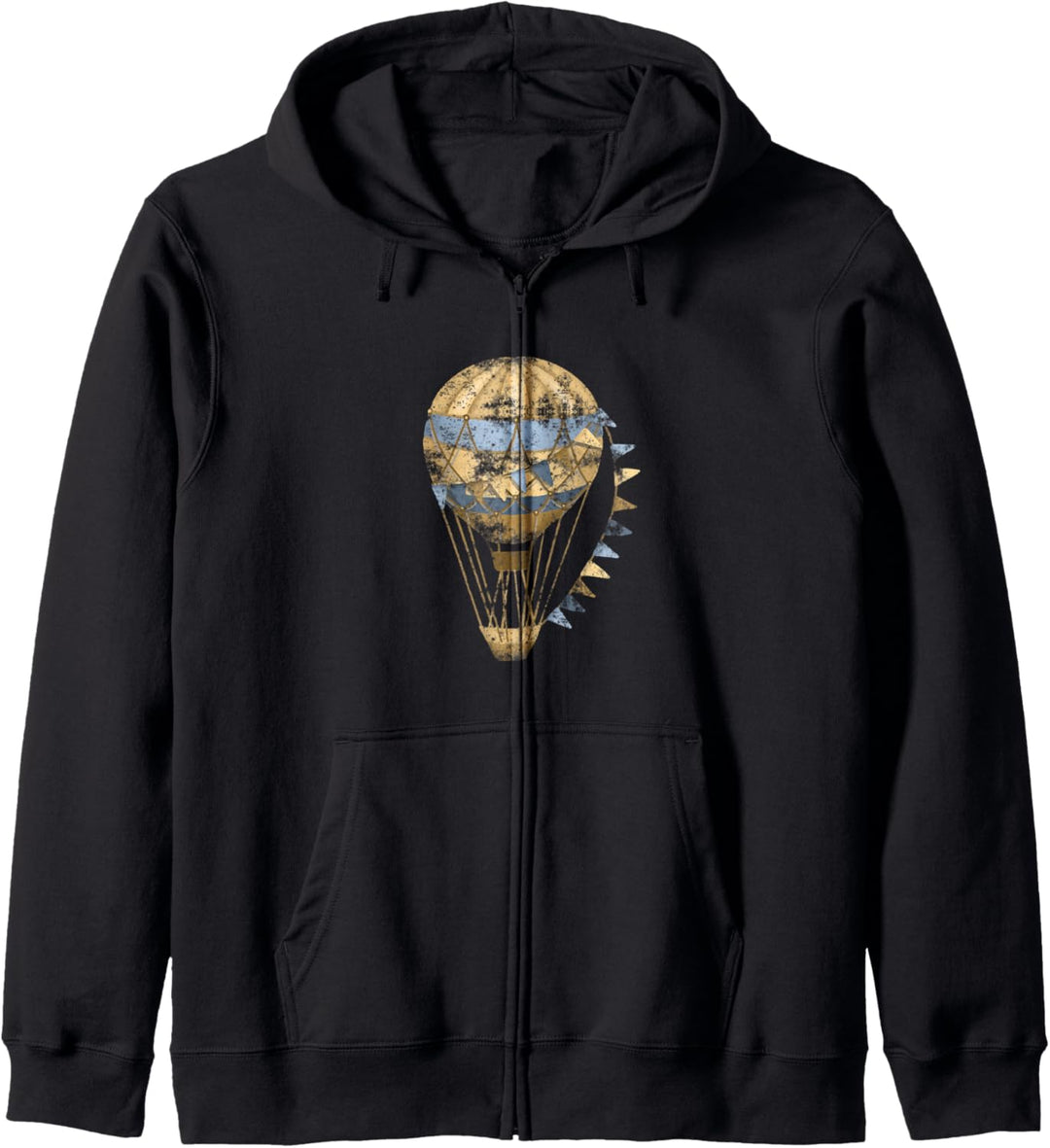 Ballonfliegen Vintage Ballonfahrer Heissluftballon Kapuzenjacke